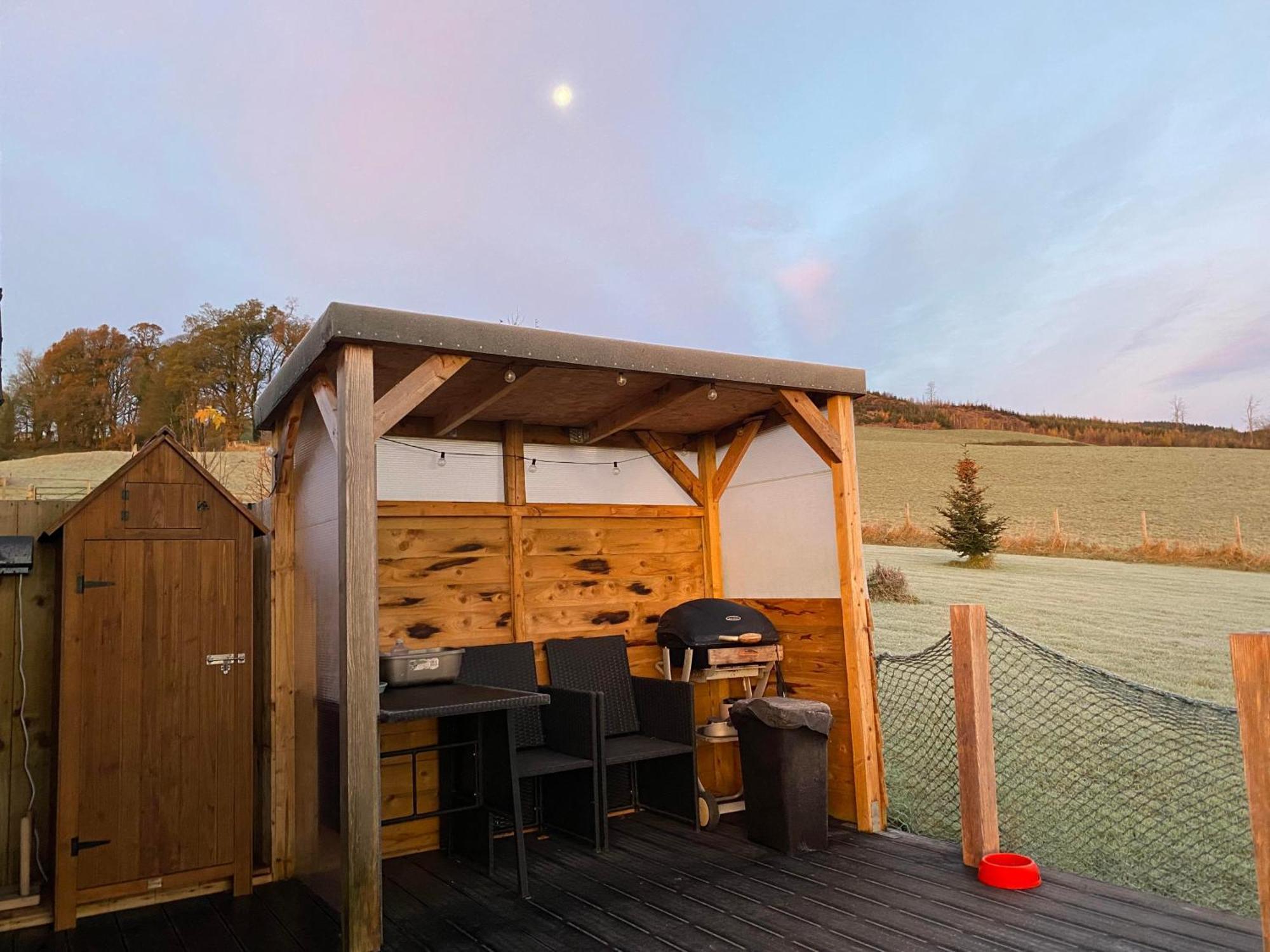 Stunning Shepherds Hut Rural Bliss Dumfries Extérieur photo