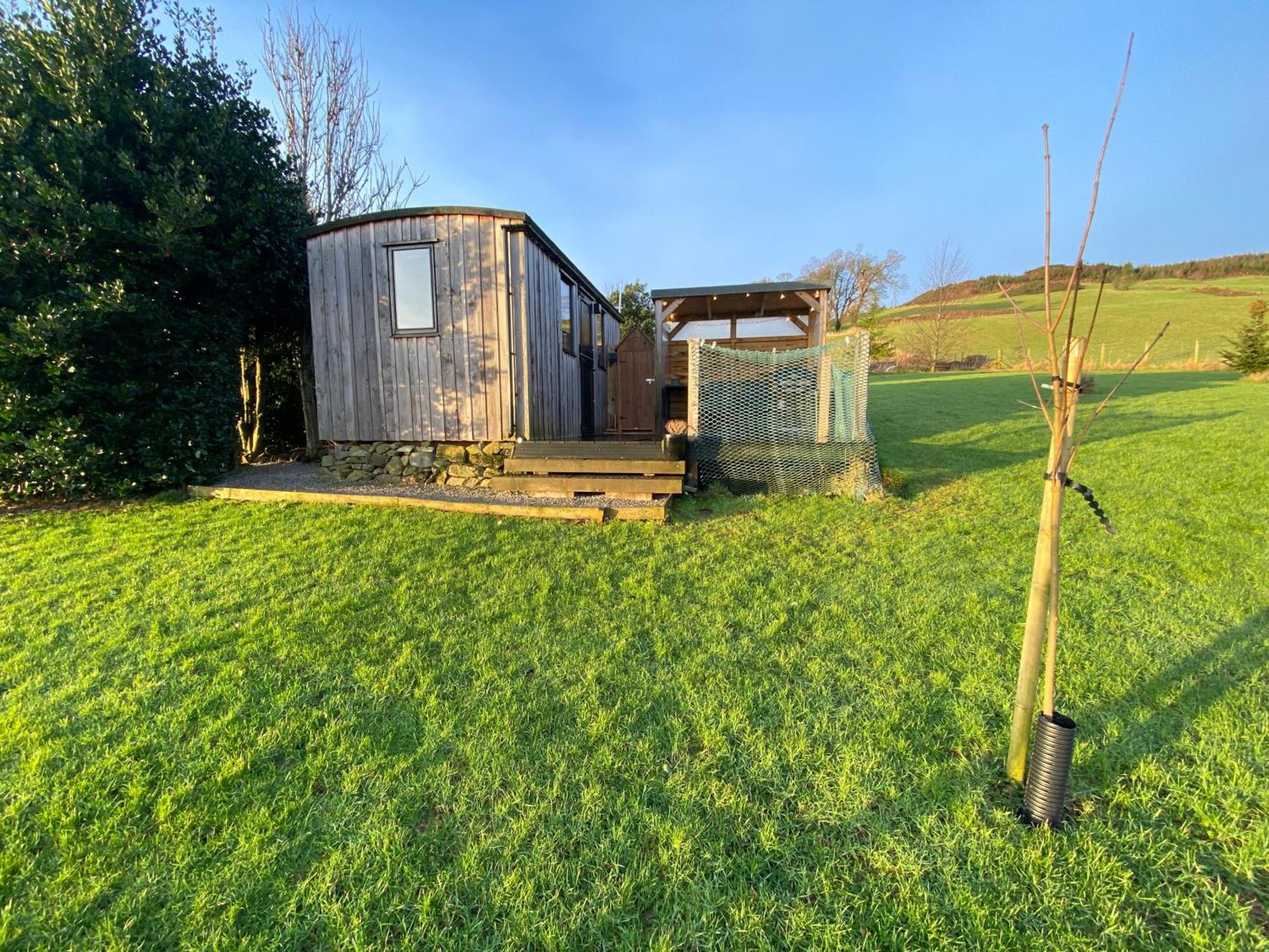 Stunning Shepherds Hut Rural Bliss Dumfries Extérieur photo